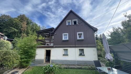 Ansicht Stirnseite - Einfamilienhaus mit 330,00 m² in Glashütte zum Kaufen