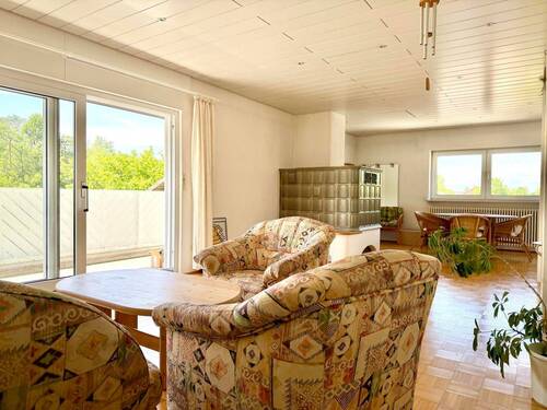 Wohn- und Esszimmer im Dachgeschoss - 