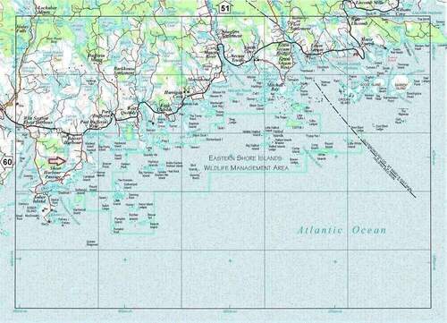 Lage an der Eastern Shore - 
