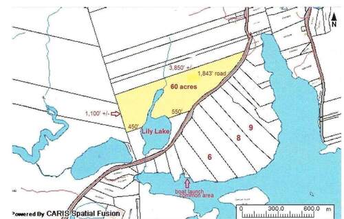 Katasterkarte - Grundstück in Beavor Harbour Nova Scotia
