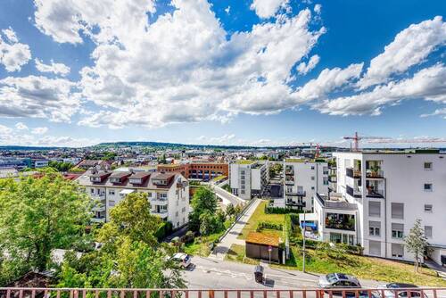 Ausblick nach Westen - 2 Zimmer Etagenwohnung zur Miete in Stuttgart