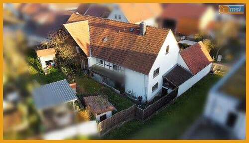 Hinteransicht - Einfamilienhaus mit 150,00 m&sup2; in Grebenau zum Kaufen