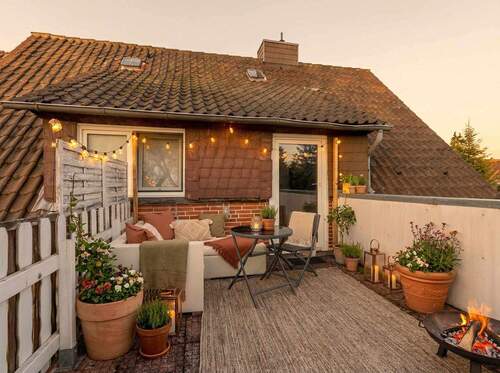 Dachterrasse Musterfoto - 