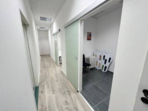 Blick in die Anproberäume - 