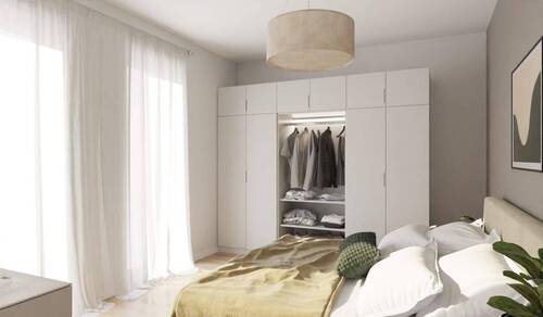 Helles und komfortables Schlafzimmer - 