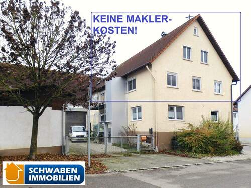 Ansicht von Südosten - BARRIEREFREIE 4-ZIMMER-WOHNUNG provisionsfrei in Asselfingen zu verkaufen!