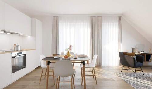 Offene Wohnküche - Moderne Ferienwohnung im Dachgeschoss als solide Investition