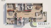 Grundriss visualisiert KI - 