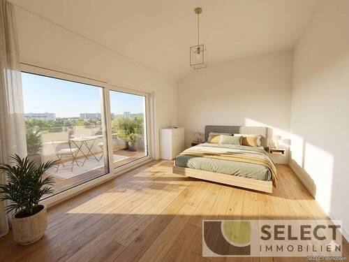 Schlafzimmer visualisiert KI - 