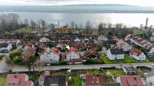 Luftbild Lage - Doppelhaushälfte mit 142,60 m² in Allensbach zum Kaufen