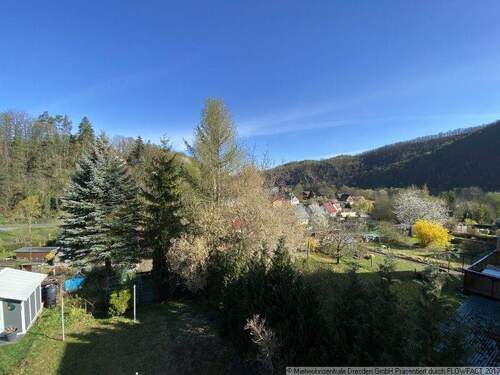 Ausblick - Reihenendhaus in Schlottwitz - 4 Zimmer Reihenendhaus zum Kaufen in Glashütte OT Schlottwitz