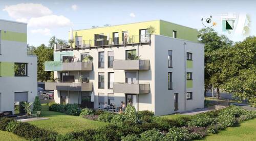 Moderne Eigentumswohnung mit sonnigem Balkon - 