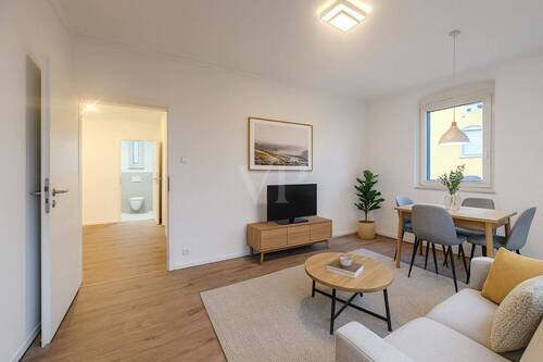 Visualisierung Wohnzimmer - 3 Zimmer Etagenwohnung in Stuttgart