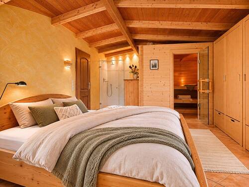 Schlafzimmer Haus 3 illustriert - 