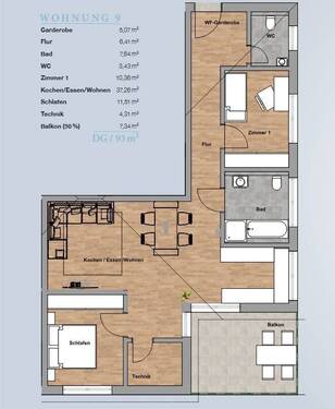 GR und Wohnfläche - 