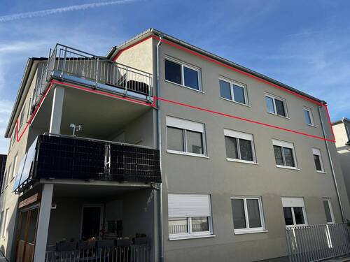 Außenansicht 1 - 3 Zimmer Etagenwohnung zum Kaufen in Karlsbad