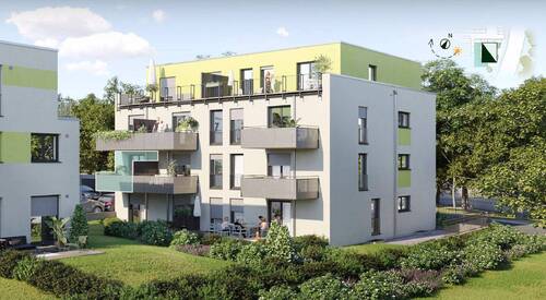 Moderne Eigentumswohnung mit sonnigem Balkon - 