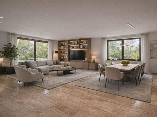 Wohnen (Visualisierung) - 6 Zimmer Einfamilienhaus zum Kaufen in Metzingen