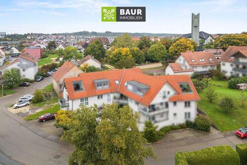 Luftaufnahme - Etagenwohnung mit 80,00 m² in Dornstadt zum Kaufen