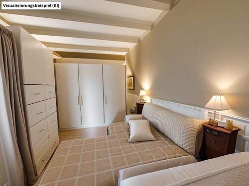 Schlafzimmer Studio b KI generiert - 