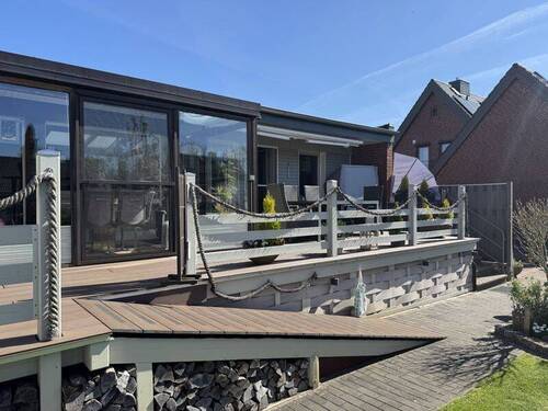 Wintergarten, Terrasse - 5 Zimmer Bungalow zum Kaufen in Weyhe