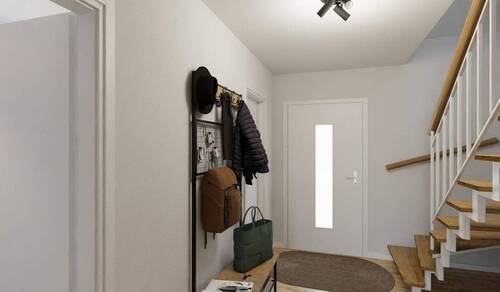 Heller und freundlicher Eingangsbereich - 5 Zimmer Einfamilienhaus zum Kaufen in Machern