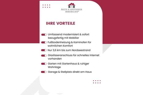 Ihre Vorteile! - 4 Zimmer Einfamilienhaus zum Kaufen in Norden