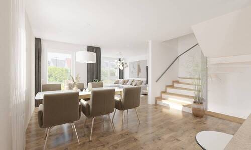 Haus 1 - Wohnzimmer Essen Küche - 