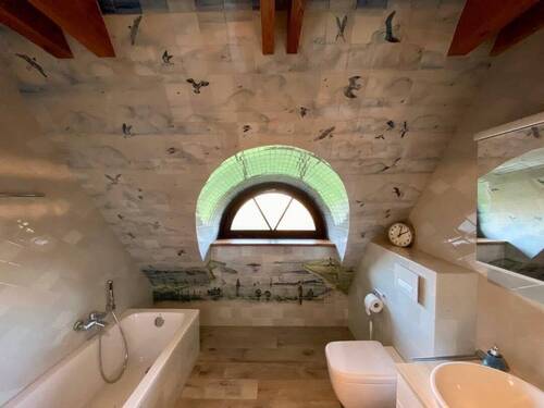 Bad mit Delfter Fliesen - 