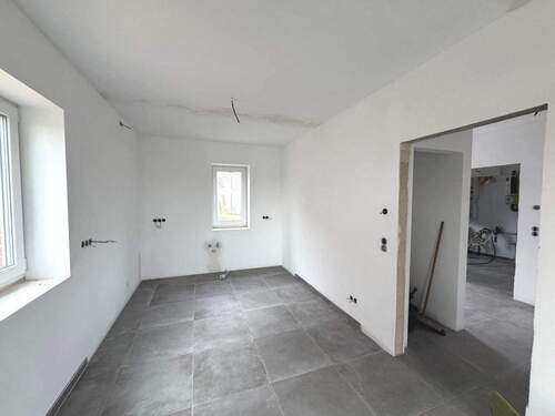 der künftige Küchenbereich - 