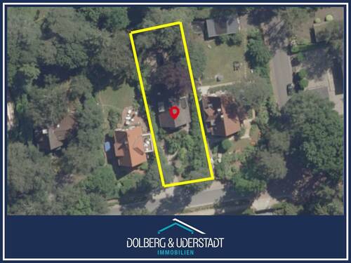 Titelbild Grundstück - Grundstück in begehrter Lage mit Altbestand, Bebaubar Einzel- u. Doppelhäuser, B-Plan 1 VG max. 2 WE