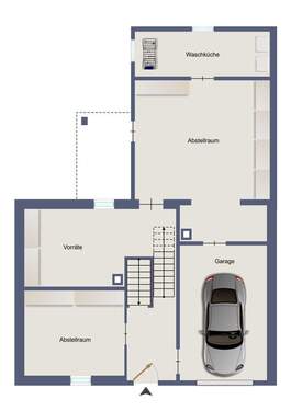Erdgeschoss - 3 Zimmer Einfamilienhaus zum Kaufen in Ebersbach an der Fils