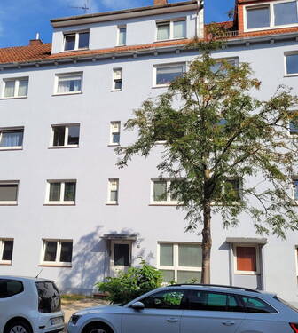 Vorderfront - OHNE COURTAGE, 63 qm vermietete Erdgeschosswohnung in Barmbek