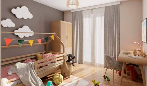 Ein hell erleuchtetes Kinderzimmer - Etagenwohnung mit 99,80 m² in Ludwigsburg zum Kaufen