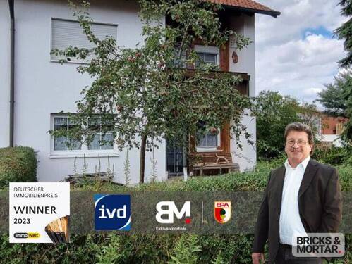 Ansicht - Gepflegte DHH in ruhiger Wohnlage, Garage, sonniger Garten