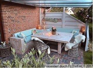 überdachte Terrasse - Einfamilienhaus mit 161,00 m&sup2; in Sylt zur Miete