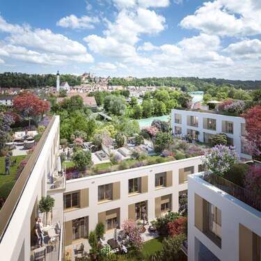 Lech- und Altstadtblick - 4 Zimmer Etagenwohnung zum Kaufen in Landsberg am Lech