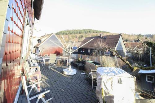 Terrasse - Einfamilienhaus mit 180,20 m&sup2; in Langelsheim zum Kaufen