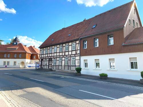 Ansicht 2 - Fachwerkhaus mit 3 Wohnungen und Gewerbe