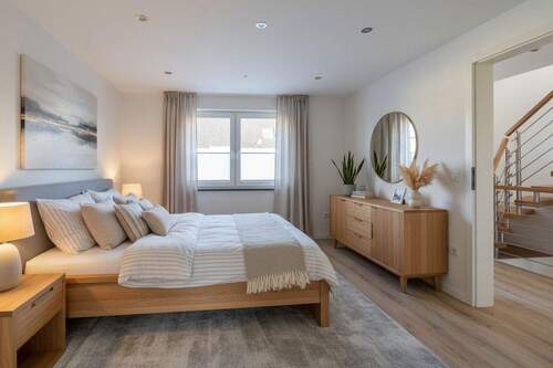 Schlafzimmer Obergeschoss illustriert - 