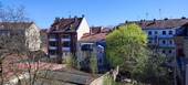 Ausblick vom Balkon - 2,5-Zimmer-Maisonette mit West-Balkon am Pegnitzgrund