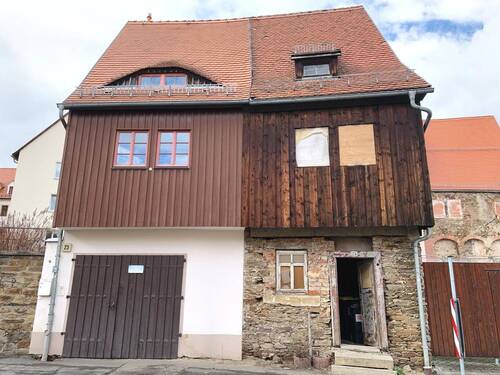 Rückansicht - 1 Zimmer Reihenmittelhaus in Freiberg