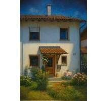 Ruhige Lage! Sehr gepflegte Doppelhaushälfte mit Kachelofen u. gemütlichem Garten in Kastl