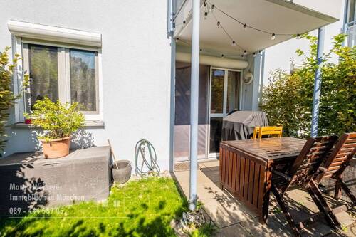 Terrasse überdacht - 4 Zimmer Etagenwohnung in München