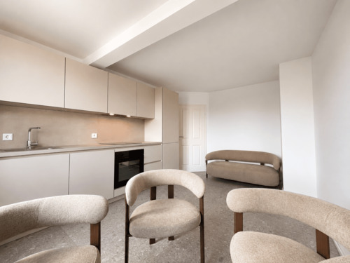Küche - ERSTBEZUG - sanierte Dachgeschosswohnung mit EBK
