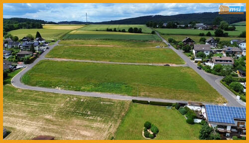 Blick auf das Baugebiet - Grundstück zum Kaufen in Grebenau