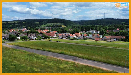 Blick über das Baugebiet - 