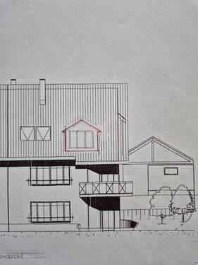 Plan Gartenansicht - 