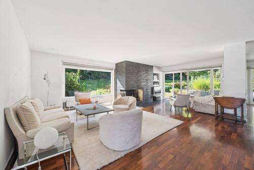 Wohnzimmer - 5 Zimmer Einfamilienhaus in Brücken