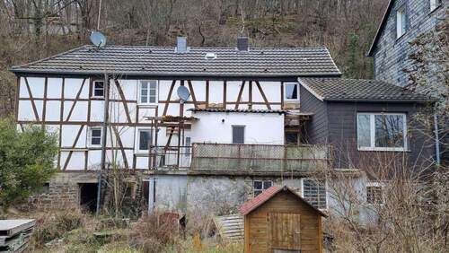 Ansicht Rückseite (Bestandsgebäude) - Grundstück in Eitorf